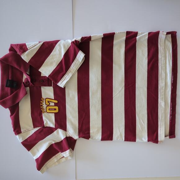 Harry Potter Rugby Polo Men's M Quidditch Gryffindor Embroidered 07 - Picture 7 of 10